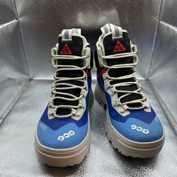 Size 6 Nike ACG Zoom Gaiadome GORE-TEX Mens Hyper Royal Black Sneaker DD2858-400 - Picture 4 of 12